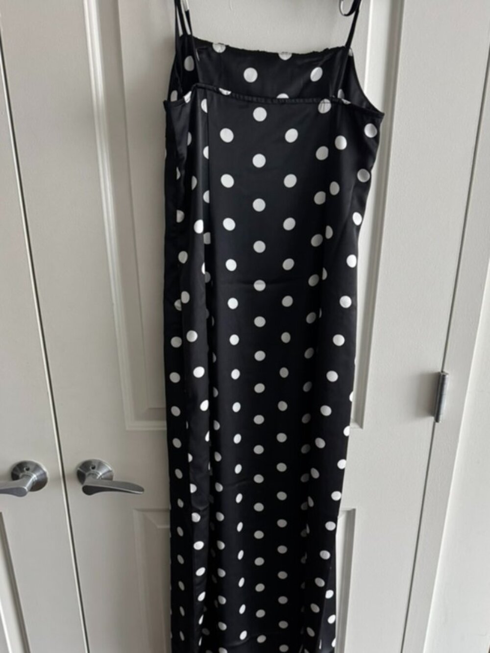 Polka dot maxi dress dress